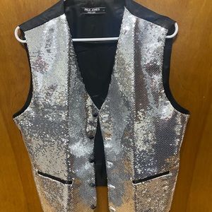 Men’s Large Sequin Vest